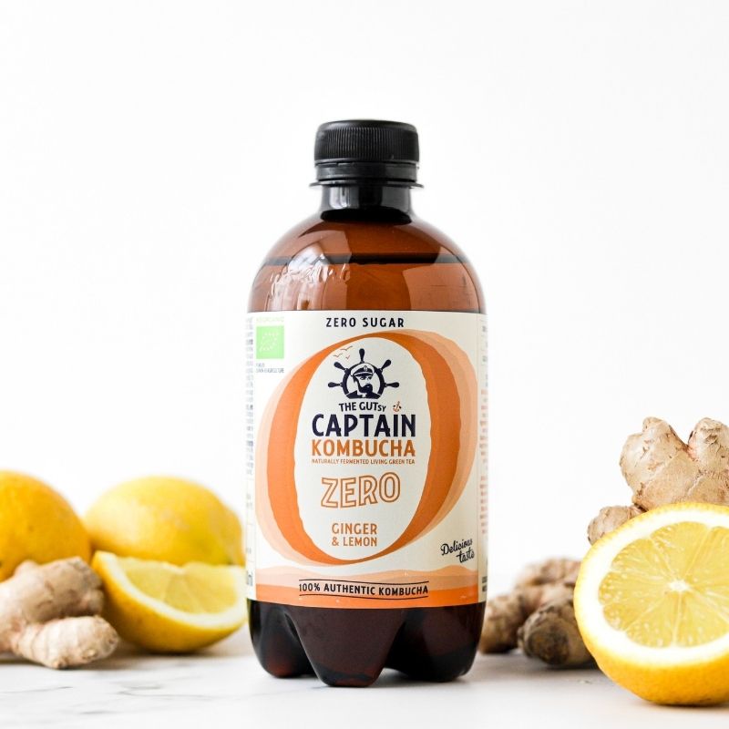 GUTsy Captain Kombucha Zero - Confezione prova 4 x 400ml