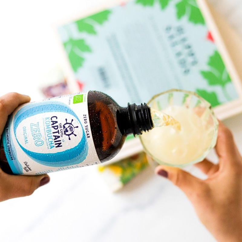 GUTsy Captain Kombucha Zero - Confezione prova 4 x 400ml