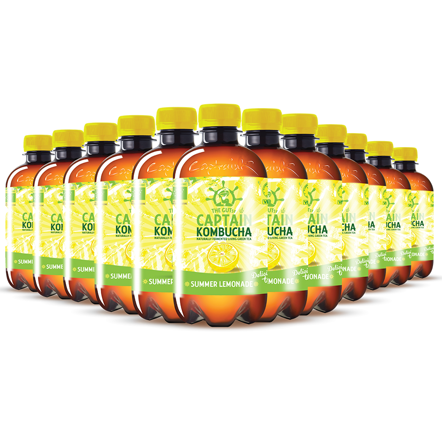 GUTsy Captain Kombucha - Limonata Estiva 12 x 400ml