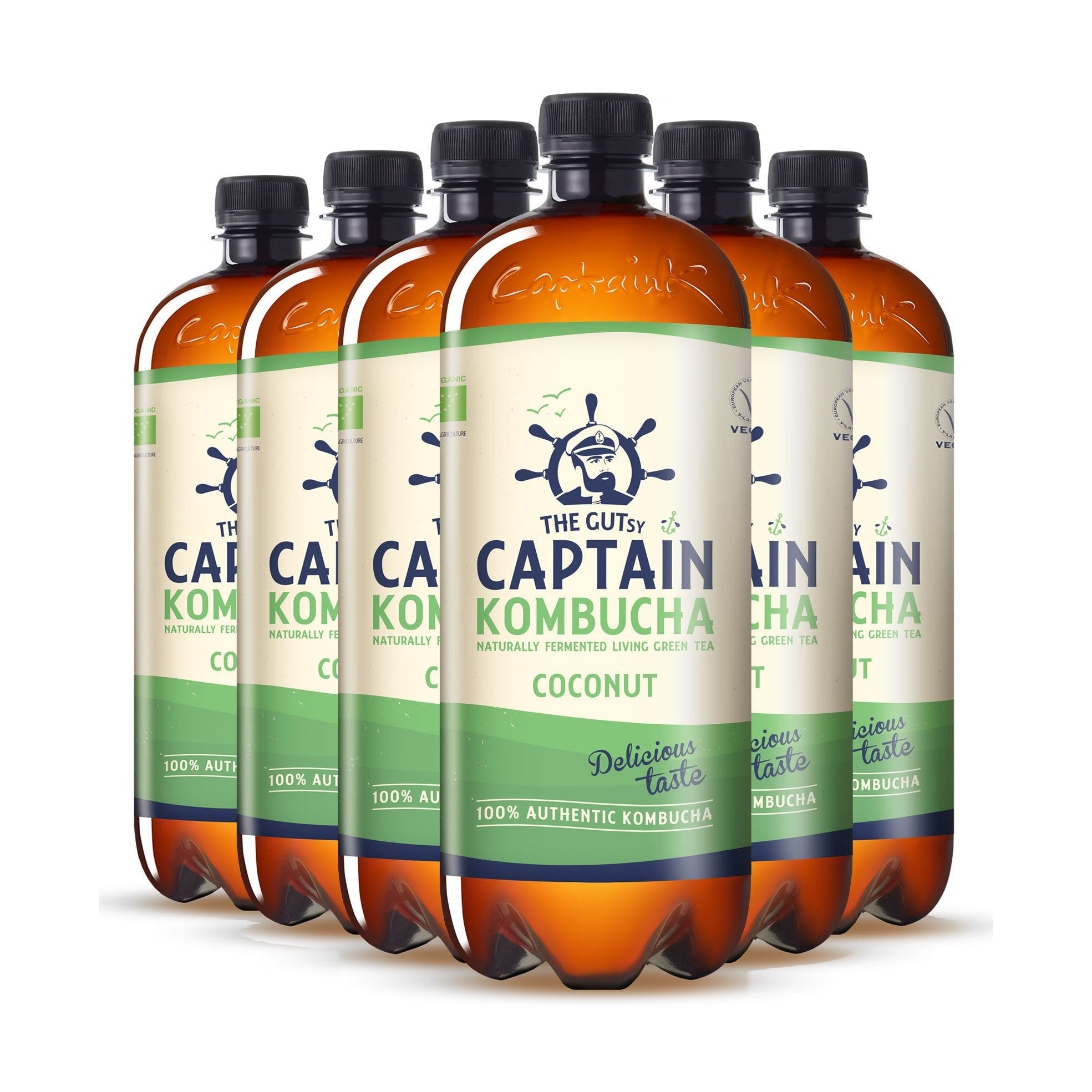 GUTsy Captain Kombucha - Cocco 6 x 1L