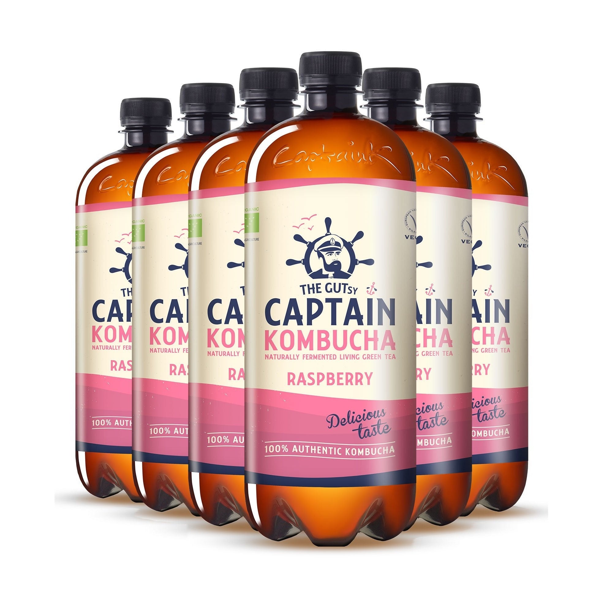GUTsy Captain Kombucha - Lampone 6 x 1L