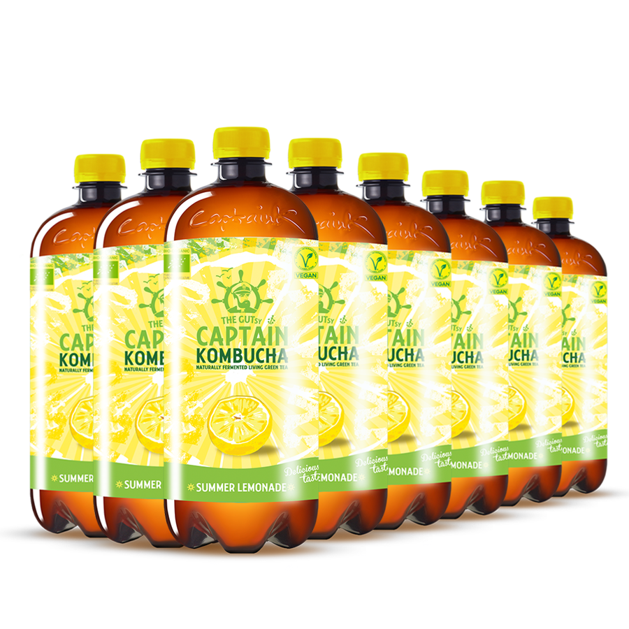 GUTsy Captain Kombucha - Limonata Estiva 8 x 1L